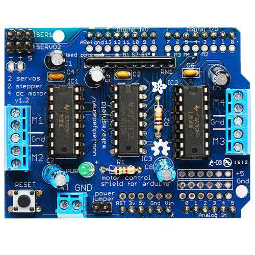L293d-motor-driver-shield شیلد درایور موتور آردوینو L293D