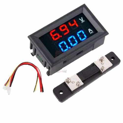 voltmeter-ampermetermrelectrobot-com ماژول نمایشگر ولت و جریان VOLT100-AMP50 - Image 1