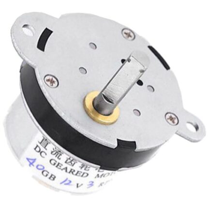 موتور گیربکس دی سی 12 ولت GEARED MOTOR 40GB 3RPM