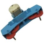 موتور گیربکس پلاستیکی دو شفت ROBI MG2