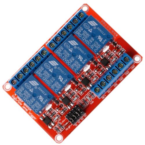 TULIP-154-4RB ماژول رله REL-5V-4CH - Image 1