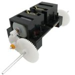 موتور گیربکس پلاستیکی دو شفت mermot C2A