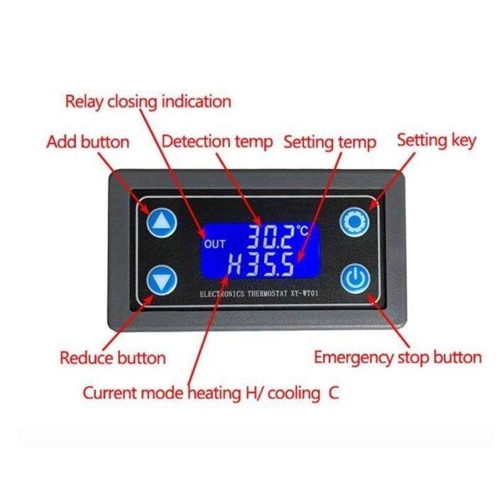 ترموستات ديجيتال دما روپنلي XY-WT01 - Image 2