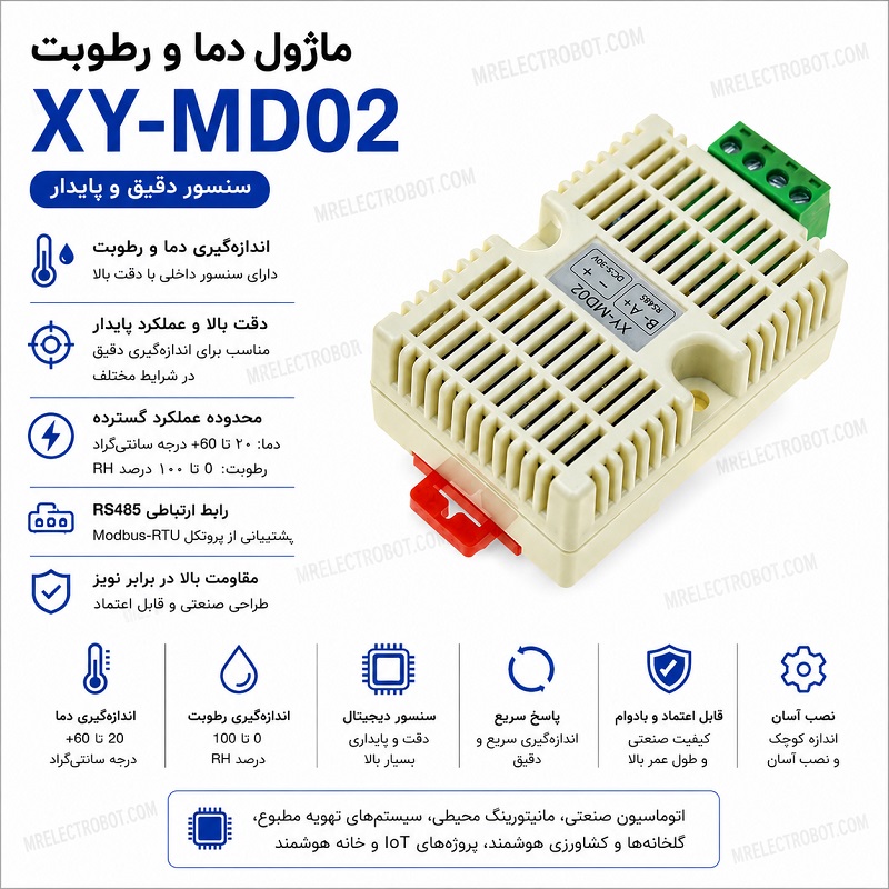 ماژول دما و رطوبت XY-MD02 ماژول دما و رطوبت XY-MD02 - Image 1