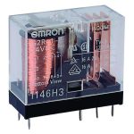 رله 24 ولت شیشه ای 8 پایه 16 آمپر G2R-1-E-24VDC