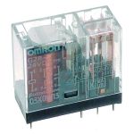 رله 24 ولت شیشه ای 8 پایه 5 آمپر G2R-2-24VDC