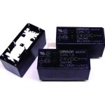 رله 24 ولت کتابی ارتفاع کوتاه 8 پایه 8 آمپر G2RL-2-24VDC