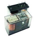 رله 24 ولت شیشه ای 8 پایه 16 آمپر HLS-14F2L-24VDC