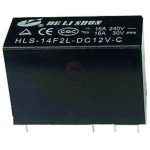 رله 12 ولت کتابی 8 پایه 16 آمپر HLS-14F2L-DC12-C