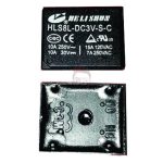 رله 3 ولت پایه میلون 5 پایه 10 آمپر HLS8L-DC3V-S-C
