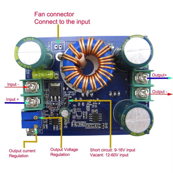 ماژول افزاینده ولتاژ BOOST-600W