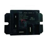 رله 220 ولت کولری جا پیچ دار 20 آمپر HF105F-4-220A-1ZS