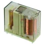 رله 12 ولت شیشه ای 4 پایه 8 آمپر RP489012