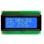 نمایشگر کاراکتری آبی 20x4