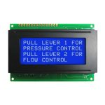 نمایشگر کاراکتری آبي 4x16