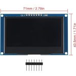 ماژول نمایشگر OLED 2.42 سفید SSD1309