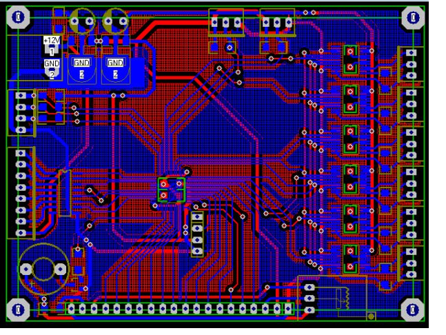 پروژه کنترل دمای 6 کانال PT2