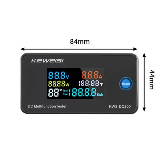 مولتی فانکشن واتمتر و پاورمتر KWS DC200V 10A DC